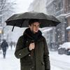 Automatic Folding Umbrella Windproof Anti-UV Shade With Handle Portable Thickened Foldable Umbrella For Men Women Rain Sun