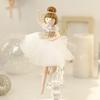 Ballerina Christmas Ornament Ballet Girl Dancing with Wing And Tulle Skirt Xmas Tree Hanging Decorations for Holiday Home Party Decor