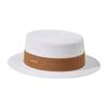 New hat women's spring and summer French flat top top hat British sunshade sunscreen travel seaside show face hat