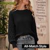 Women's Fashion Casual Long Sleeve O-Neck Hoodies & Sweatshirts