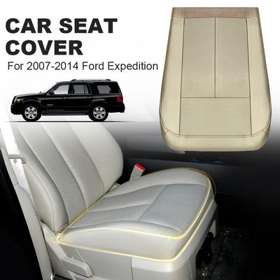 Car Passenger Side Bottom Seat Cover Breathable Microfiber Leather Interior Trim Cover For Ford Expedition 2007-2014 Accessories