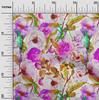 oneOone Cotton Flex Pink Fabric Bird & Floral Watercolor Sewing Craft Projects Fabric Prints By Yard 40 Inch