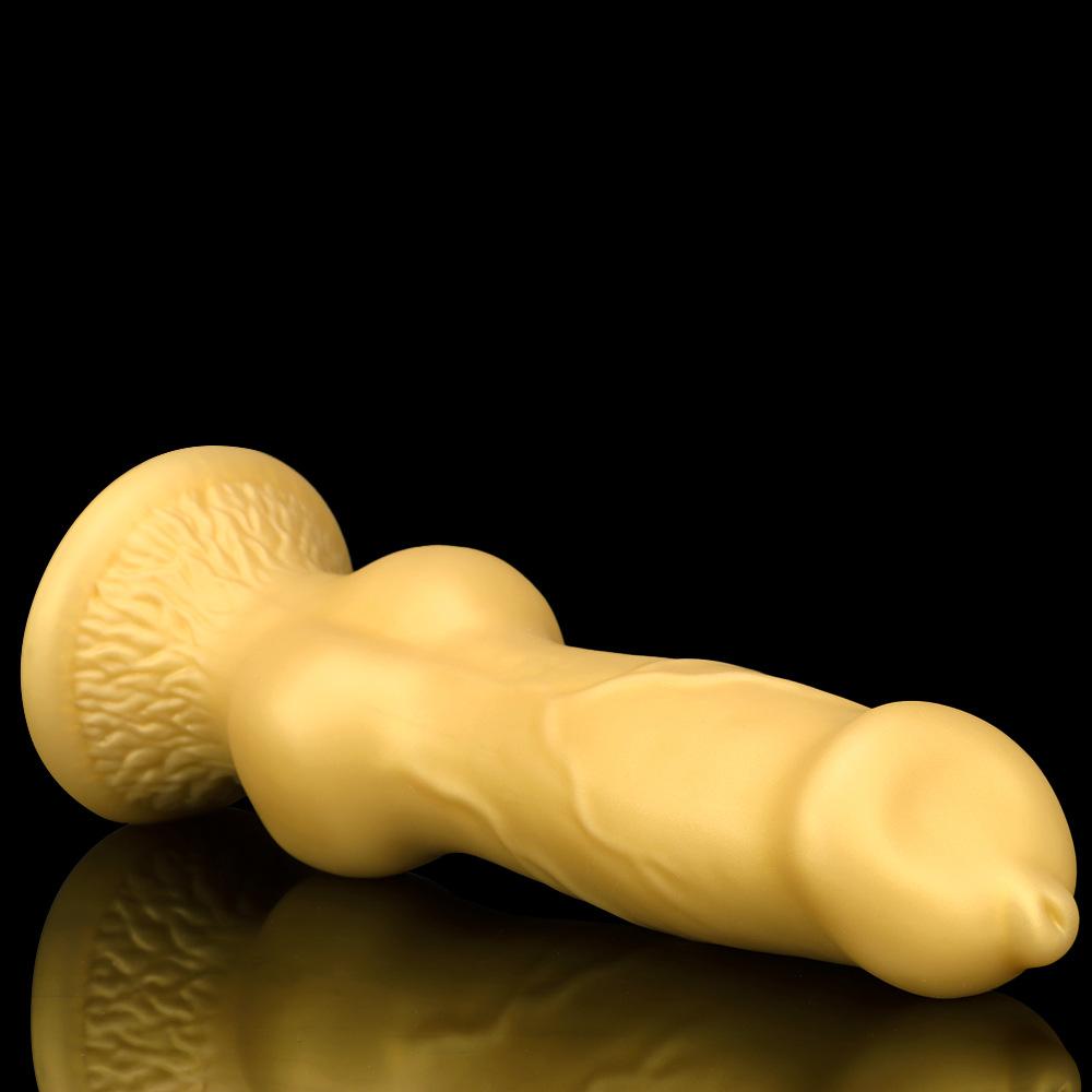 Silicone Dildo Female Masturbator with Anal Dilation Anal Plug Fake Penis and Sexual Desire