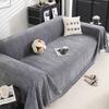 Grey Herringbone Pattern Chenille Sofa Cover Sofa Towel Four Seasons Universal Anti-Cat Washable Sofa Blanket Cushion Protector