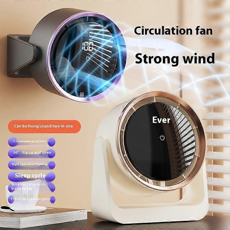 Silent USB Bladeless Desktop & Handheld Fan Portable Office Home