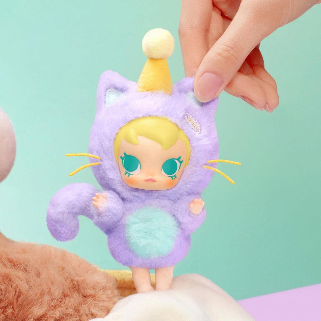 POP MART Baby Molly Pocket Friends Series-Vinyl Plush Pendant Blind Box (Single Pack / 6-Piece Set)