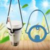 Multi-Functional Water Bottle Sling Silicone Drink Bottle Carrier Holder Milk Tea Cup Sleeve