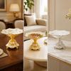 Snack Tray with Pedestal Sturdy Footed Spacious for Hosts