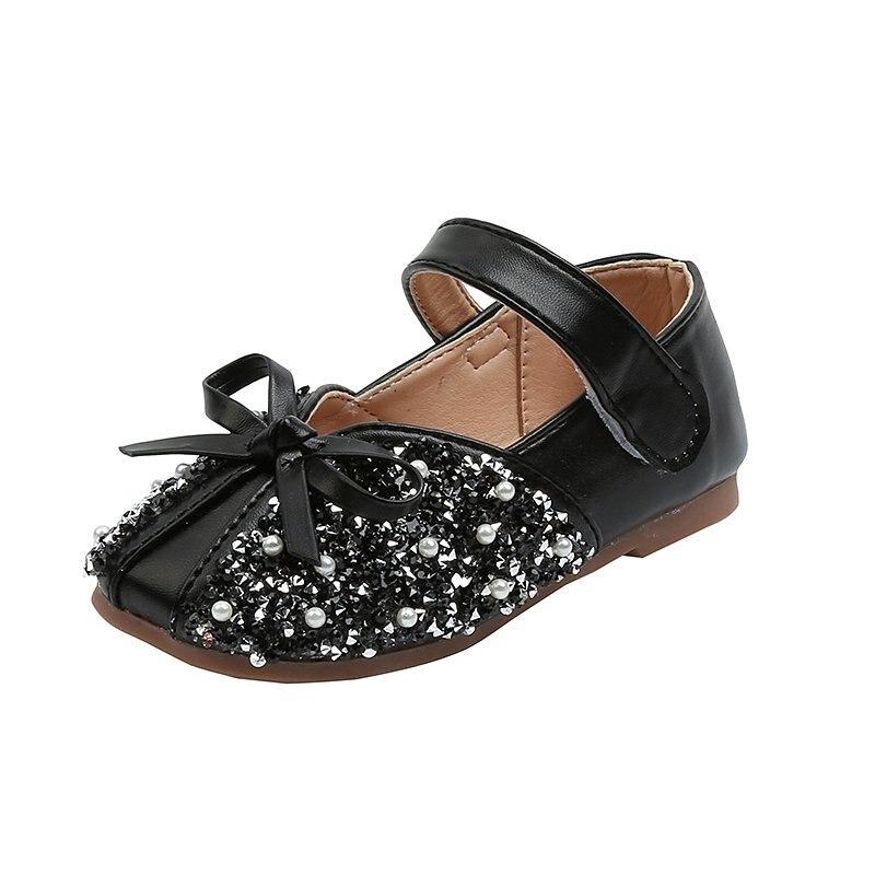 Köp Toddlers Girls Shoes Princess Kids Flats With Rhinestone Bowknot