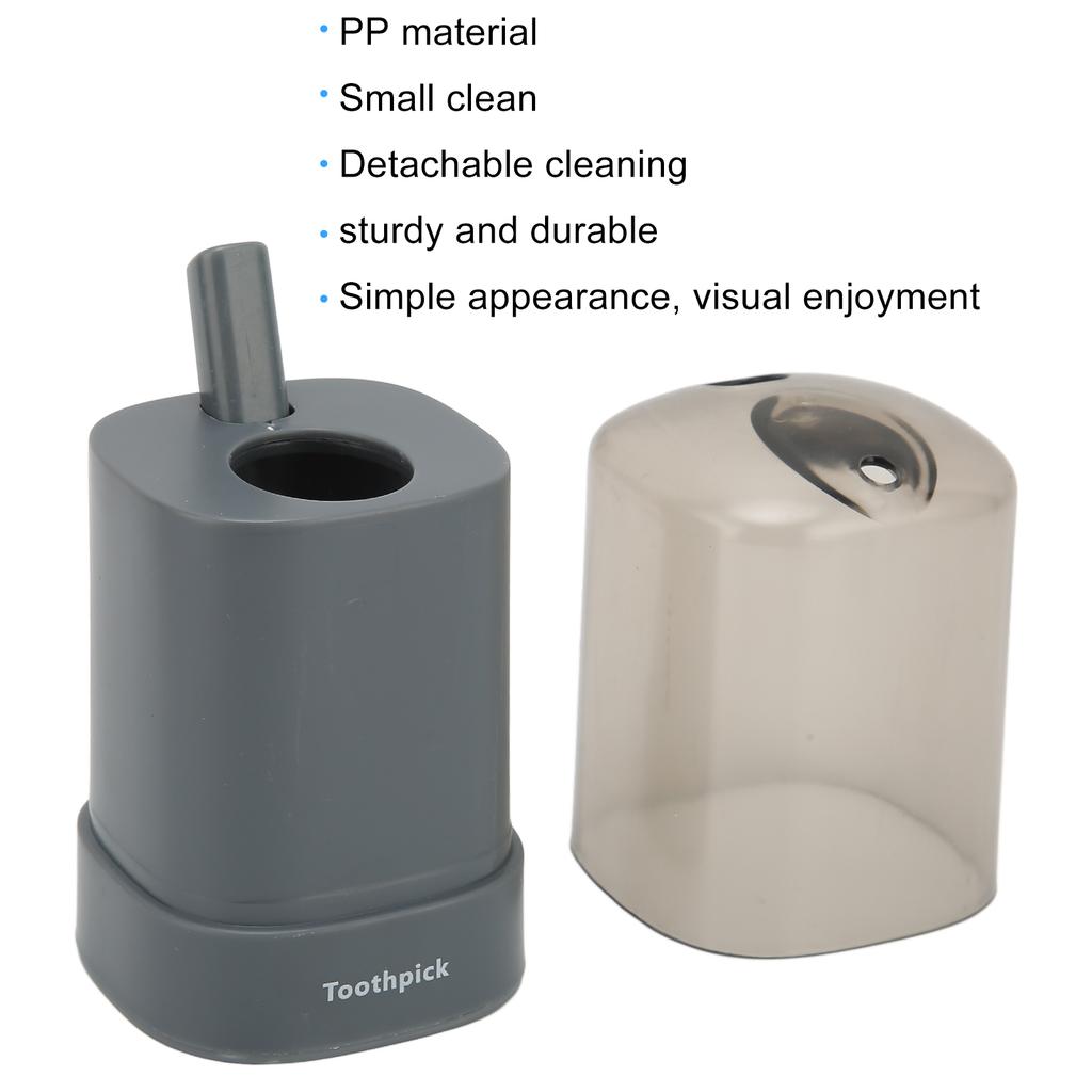 Toothpick Holder Thickening Automatic Toothpick Dispenser for Kitchen Restaurant
