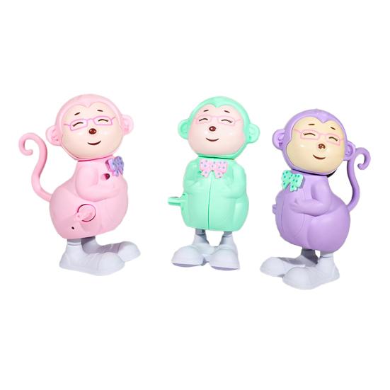 Yousheng Wind-up Jumping Animal Toy Cow Squirrel Dinosaur Rabbit Penguin Chick Monkey Bird Walking Toy Toddlers Educational Interactive Clockwork