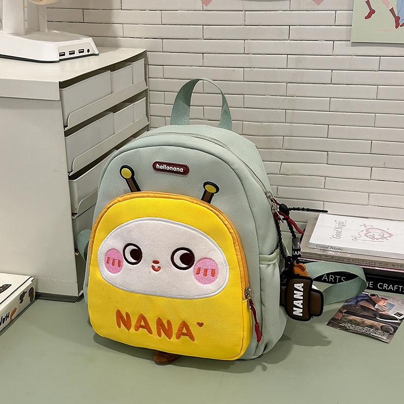 School Bag Year Kindergarten Cartoon Print Baby Back Boys and Girls Baby Cute Light Back