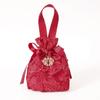 10/20/30pcs Creative Wedding Candy Bags Cloth Design Embossed Flowers Handbag Bag With pearls Engagement Souvenir Gift Packaging