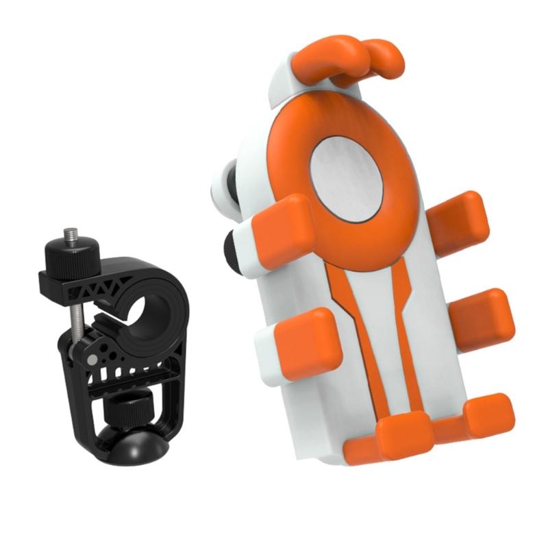 Shockproofed Cycling Phone Mount Nonslip Handlebars Clamp Cycling Gear for Outdoor Sport