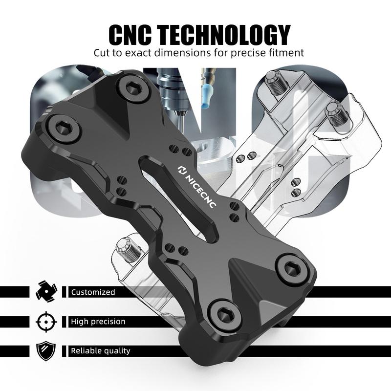 For Yamaha Tenere 700 T700 XTZ700 2019-2024 Handlebar Top Clamp With AMPS Pattern T7 Rally Edition 2020-2024 World Raid 2022