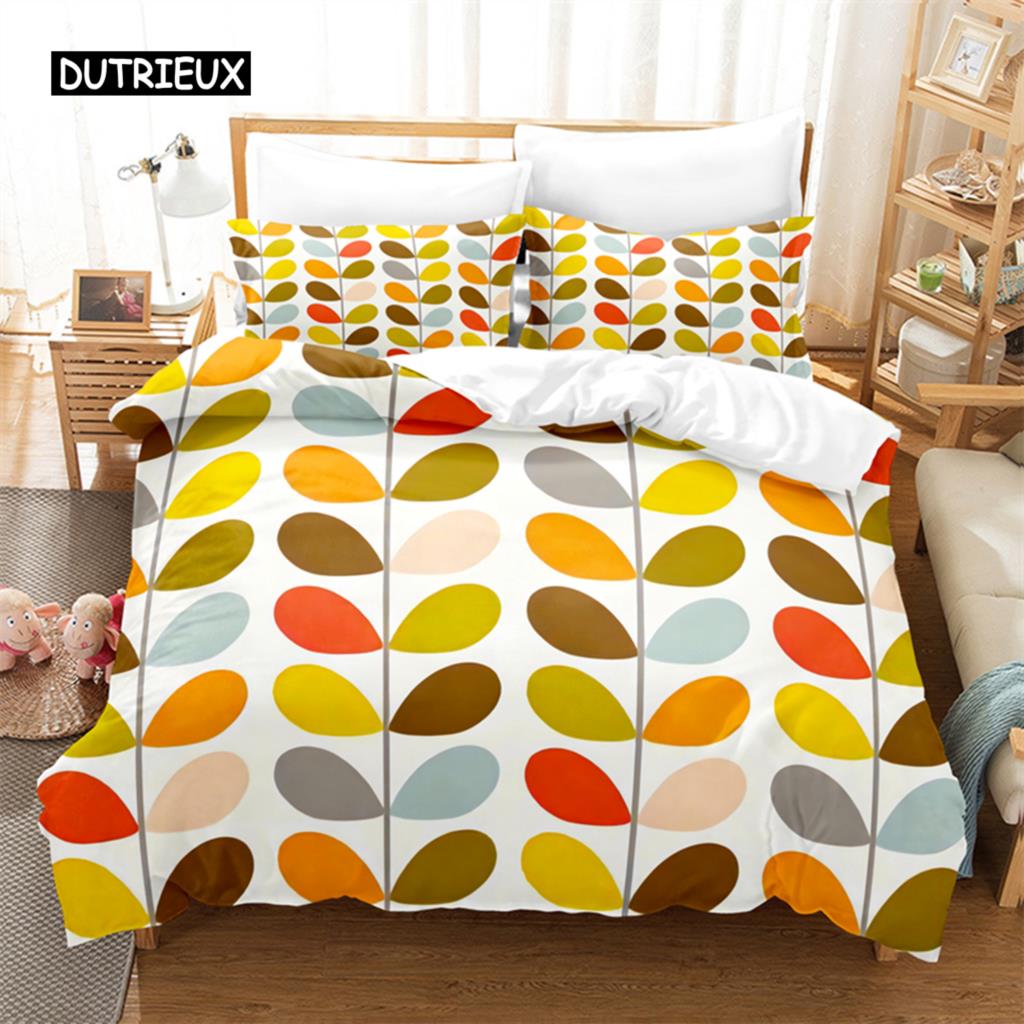 Creative Leaves Bedding Set Duvet Cover Set 3d Bedding Digital Printing Bed Linen Queen Size Bedding Set Fashion Design