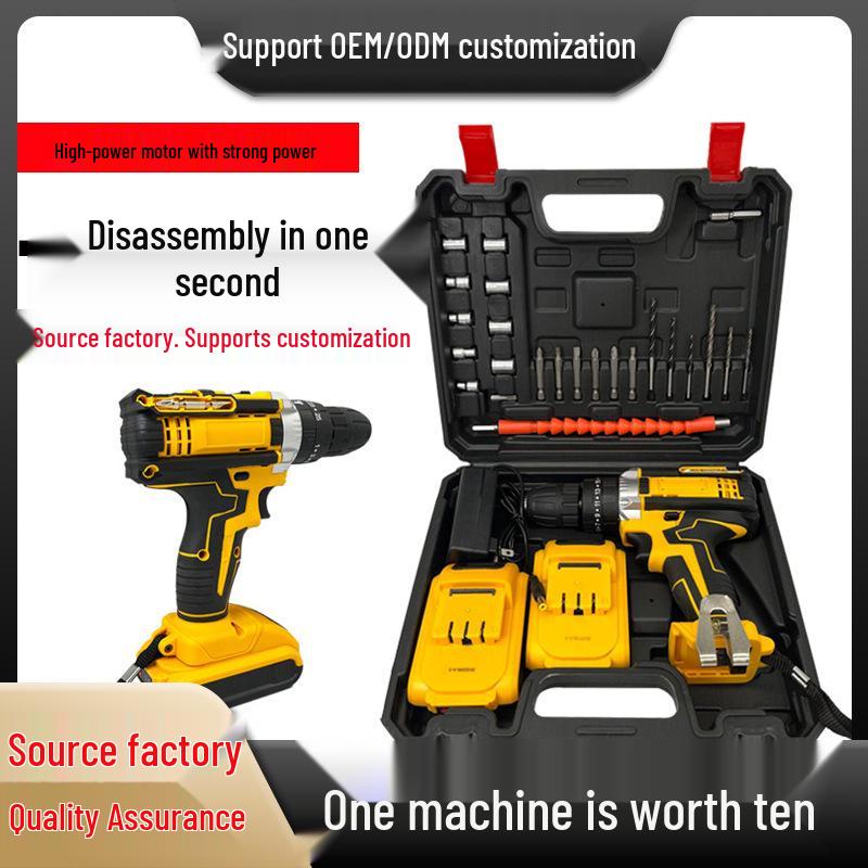 High Torque Lithium Battery Brushed Impact Drill with Three Functions