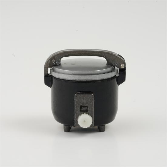 Mini Rice Cooker Exquisite Detail DIY Accessory Plastic Simulation Rice Cooker Kids Gift for Kitchen Scene