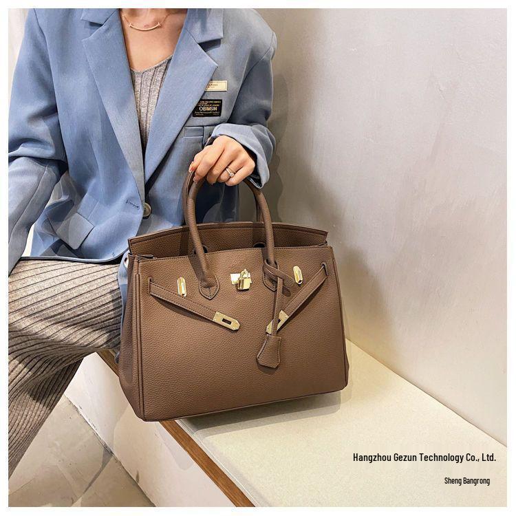 2021 Trendy Korean Style Women's Luxury Textured Crossbody and Shoulder Bag, Versatile Fashion Handbag