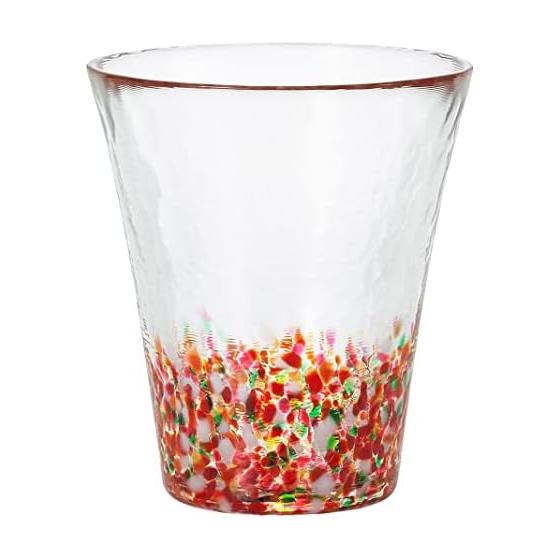 ADERIA Tsugaru Vidro Tumbler Glass, Colorful, Momijiyama, 300ml, Presentation Box, Made in Japan, Highball Cup, Beer, Stylish, Glass, Sake Gift,