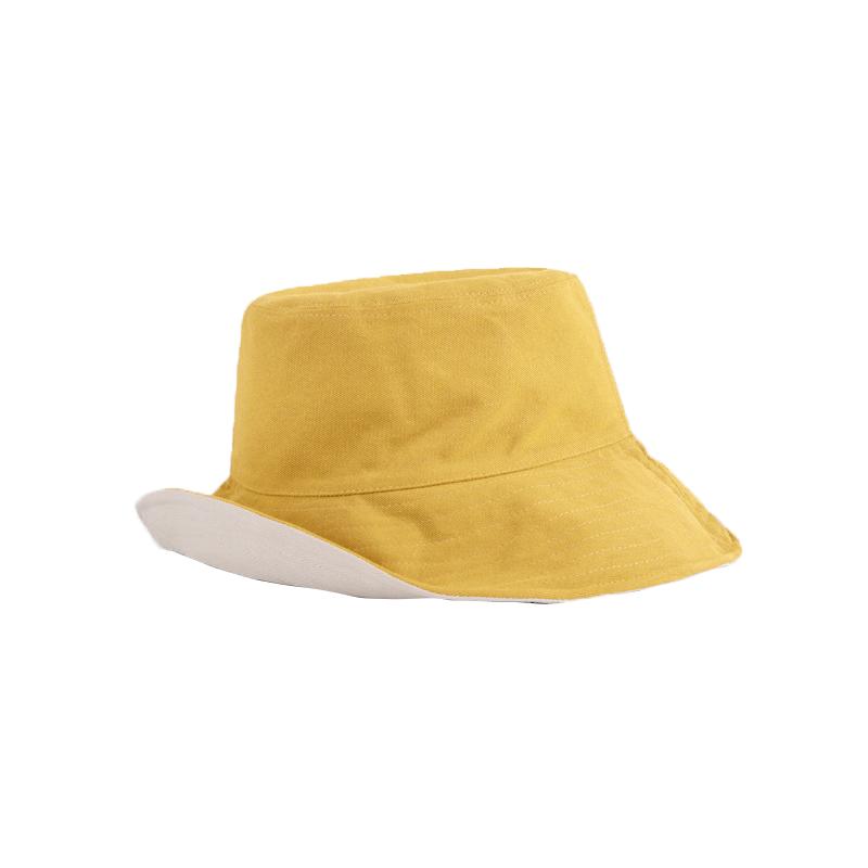 Individuelles Logo Beidseitig Baumwolle Fischerhut Outdoor Damen Atmungsaktiv UV-Schutz Panama-Kappe Herren Faltbar Breiter Rand Fischerhüte