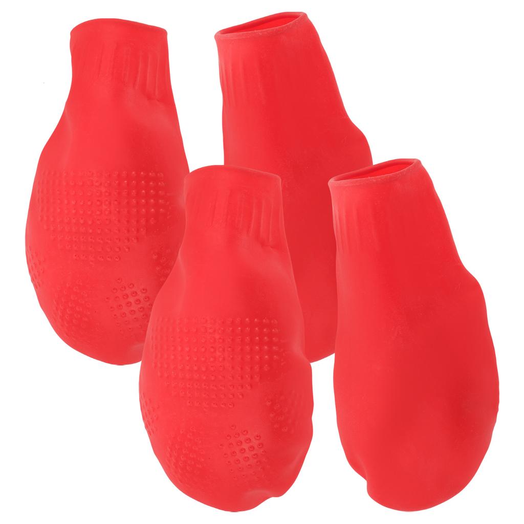 4Pcs Pet Waterproof Shoes for Dogs Lightweight Non-Slip Rain Boots Protective Outdoor Dog Shoes for Walking Jogging