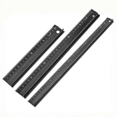 High Precision Aluminum Ruler Non-Slip Multi-Functional 20/30/45cm Metal Tool for Engraving Cutting Marking Measuring