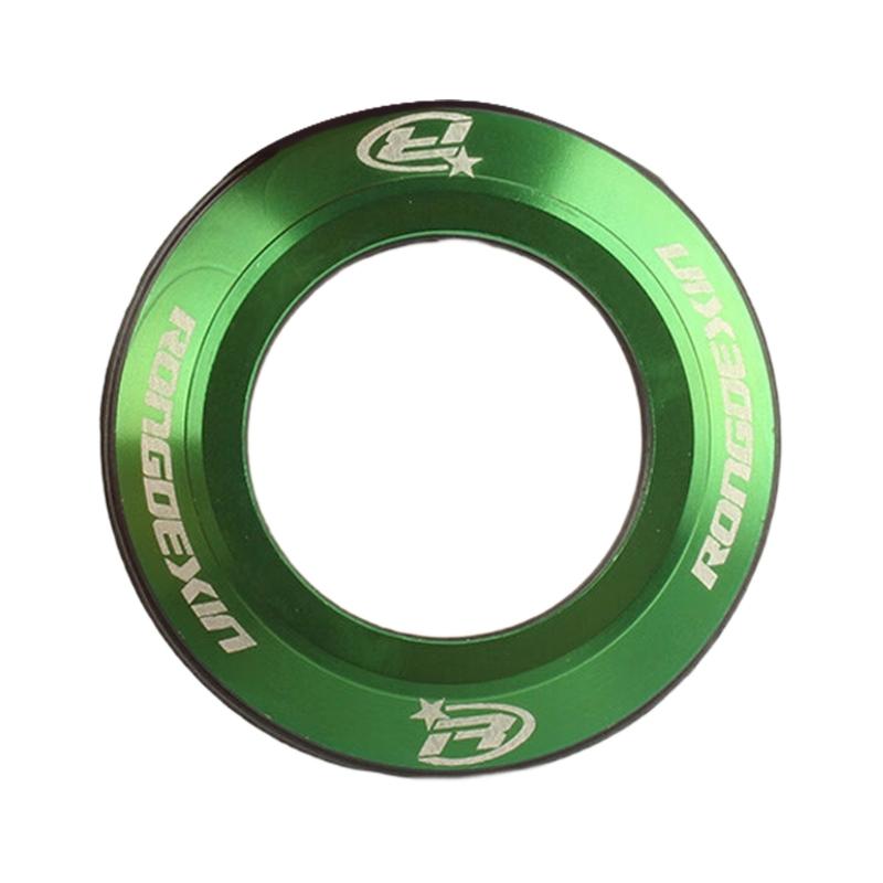

Universal Bike Flat Crown Race Accuracy Machined Recyclable Aluminum Weatherproof Design Cycling Accessories for Ride зелёный