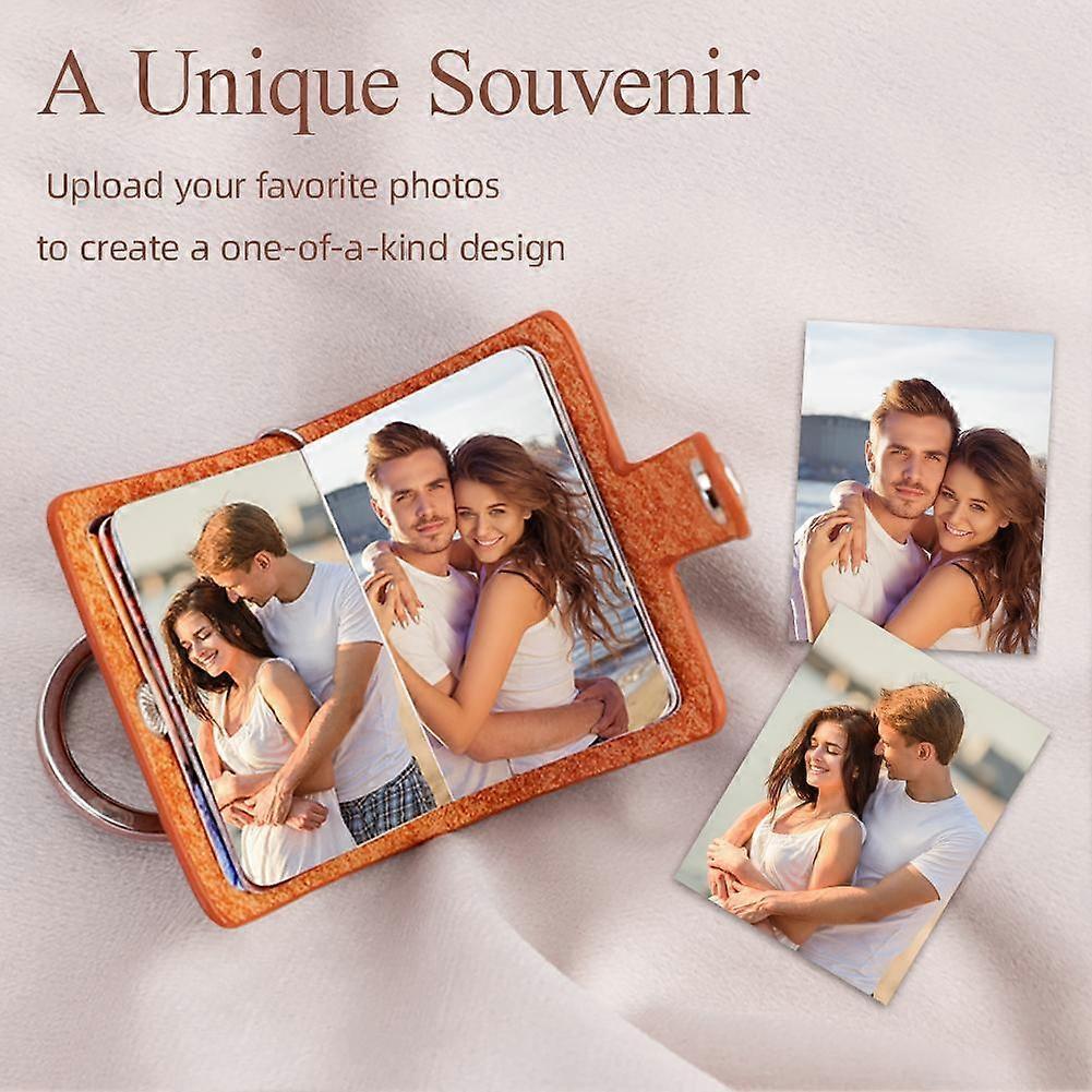 Mini Color Photo Album Keychain Pendant Diy Color Printed Keychain Ornament