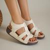 Summer New One Line Belt Versatile Platform Muffin Light Casual Fashion Women's Sandals