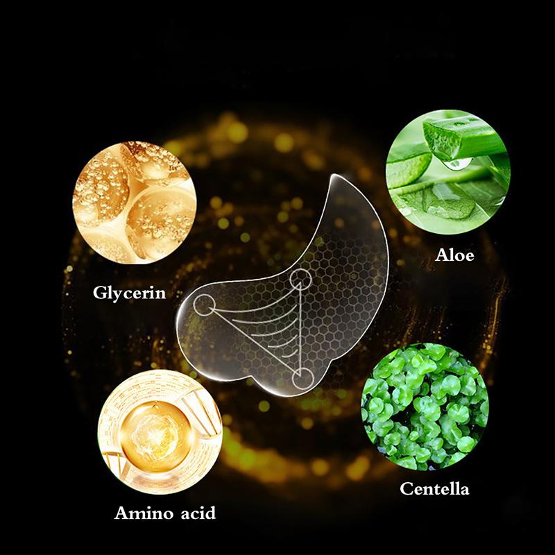 5 Beutel/Karton Augenmasken-Patch, Nasolabial-Stirnfalten, Anti-Falten-Muster-Patch