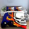 Skull with Fiery Flames. Bedding Sets Duvet Cover Sets Duvet Covers Pillowcases(1*Duvet Cover 2*Pillowcases Without Duvet Insert)