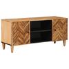 Storage Cabinet In Brown 105 X 33.5 X 46 Cm Solid Mango Wood