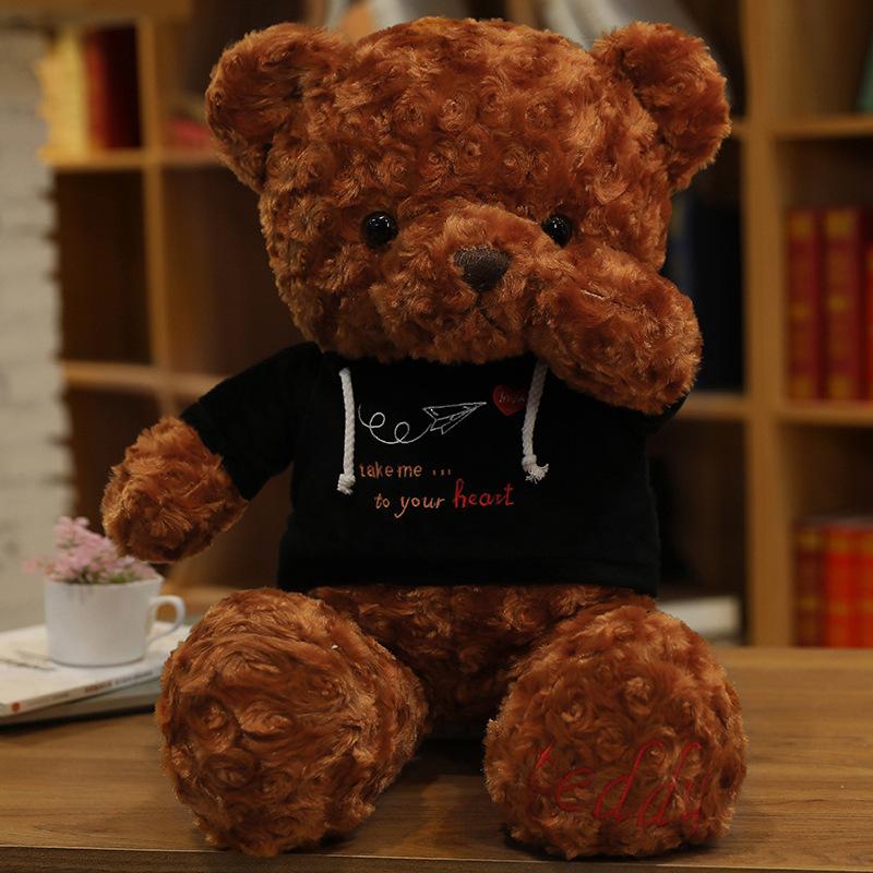 Clothes Teddy Bear Doll Plush Teddy Bear Sweater Hug Bear Doll Girl Soothing Ragdoll