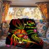 Polynesian Tattoo Customize Your Name Rv Blanket Comfortable Soft Lightweight All Season Multi Purpose Blanket For Travel Camping Picnics Sofa Rv Bed