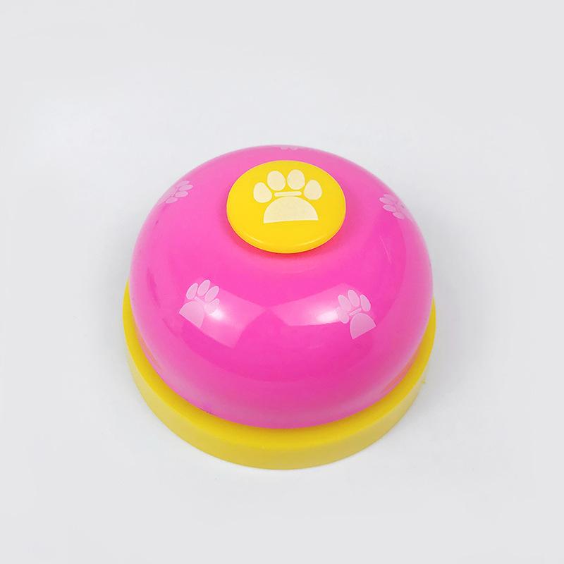 Haustiere läuten die Glocke, um Futter zu bestellen, Hunde- und Katzentrainer-Artefakt, pädagogisches Spielzeug, Essensglocke, Pfotenabdruck-Glocke, Hundespielzeug