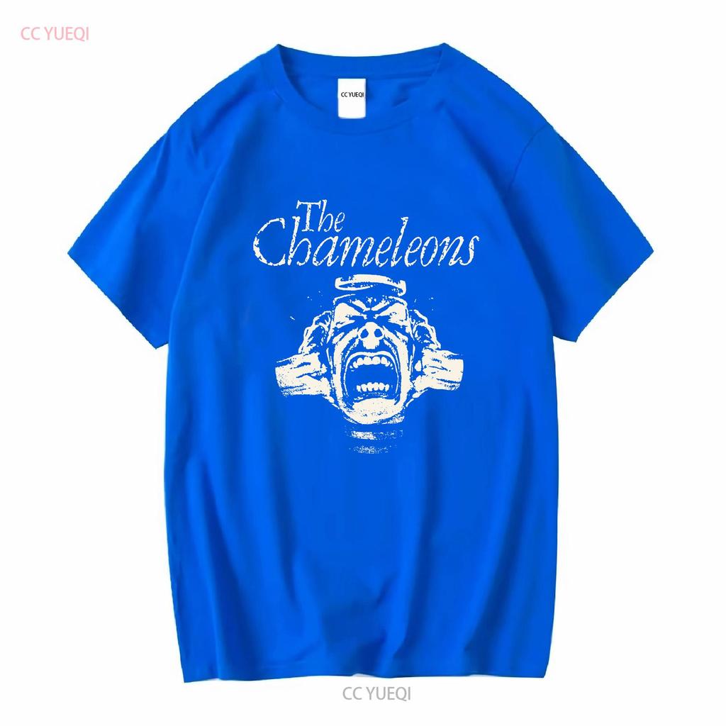 Vtg The Chameleons Band In Concert Tour Cotton Black All Size T Shirt KK577 long or short sleeves vintage Washed streetwear