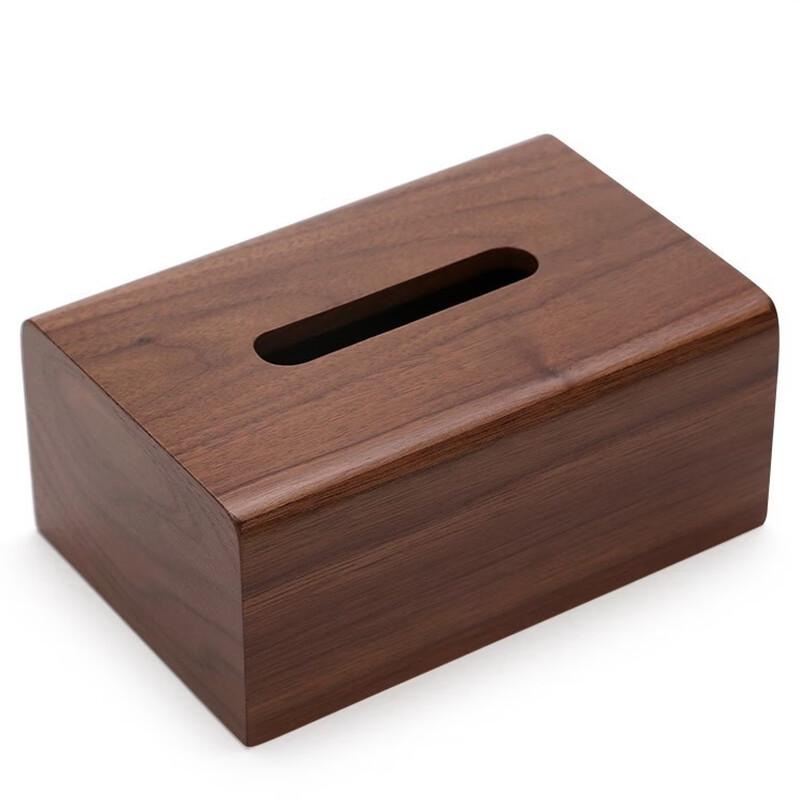 Handun Black Walnut Solid Wood Tissue Box