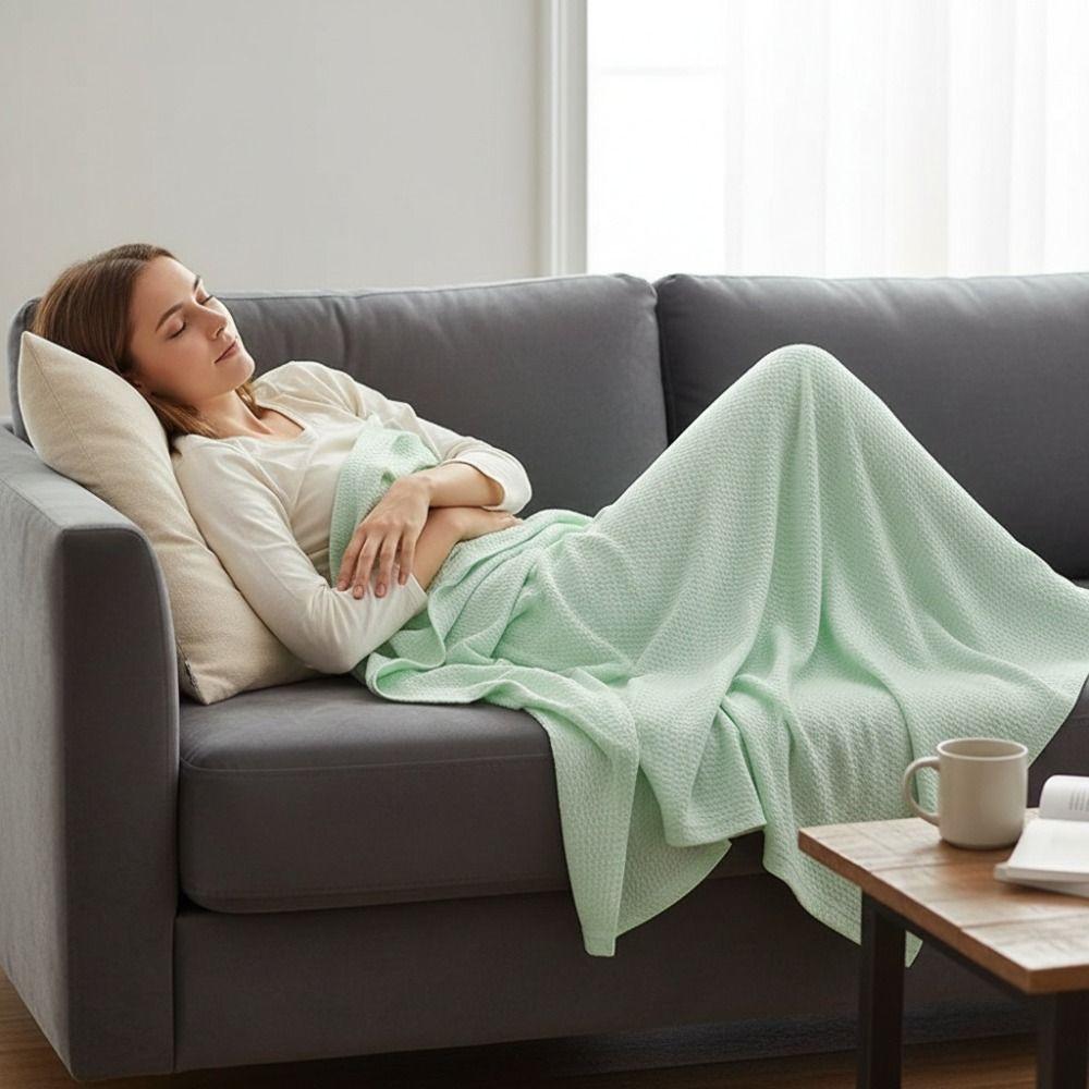 Bamboo Fiber Air-Conditioning Comforters Thin Summer Quilt Simple Summer Cooling Blanket  Bedroom