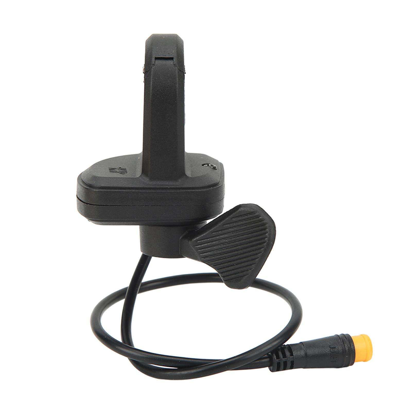 

Electric Bicycle Thumb Accelerator Responsive Bike Conversion Trigger Throttle with Waterproof Plug for 22.2mm Handlebar