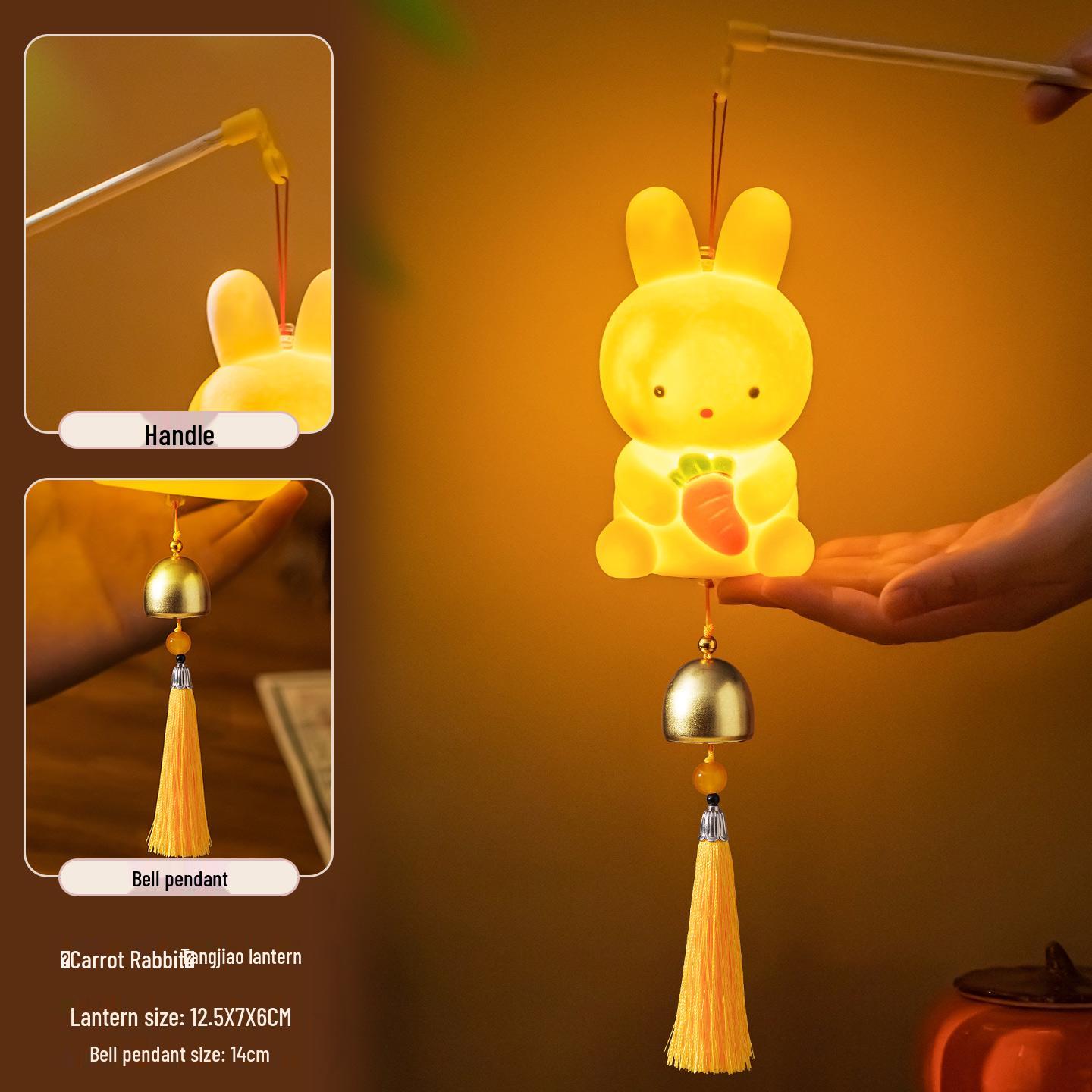 Mid-Autumn 2025 Jade Rabbit Children’s Luminous Handheld Lantern