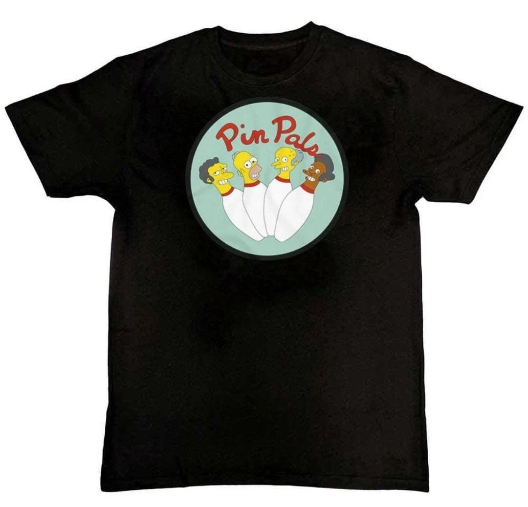 Men s and Women s T-shirts Pin Pals Bowling Team Inspired By The Simpsons Mens T-Shirt S M L XL 2 3 4 XL M