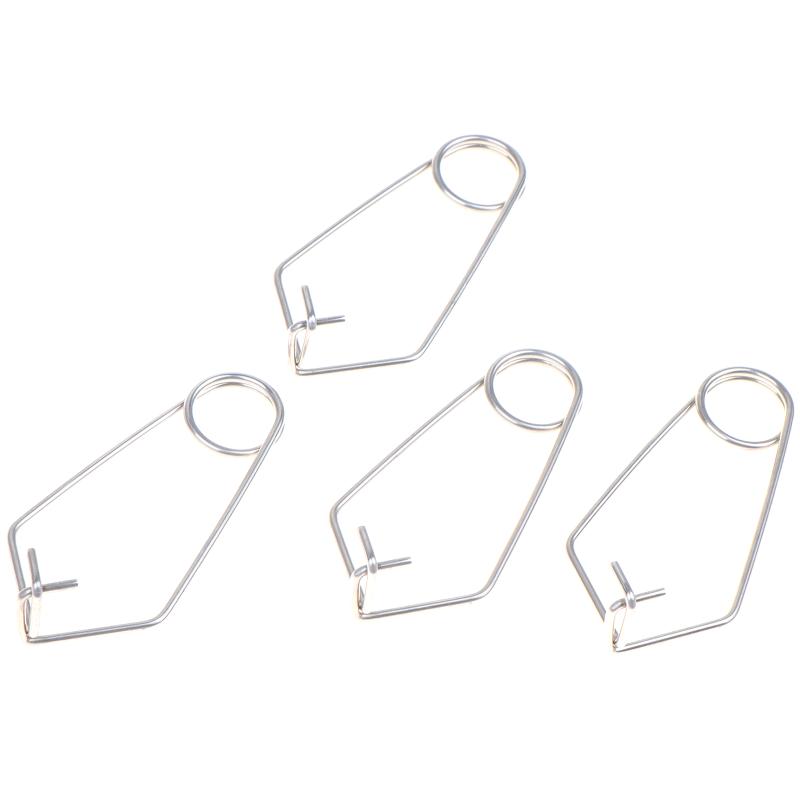 Spring Wire Rope Sleeve Clip 4/8PCS Lightweight Sturdy Cable Holding Clip for Backpacking Camping Gear Organization