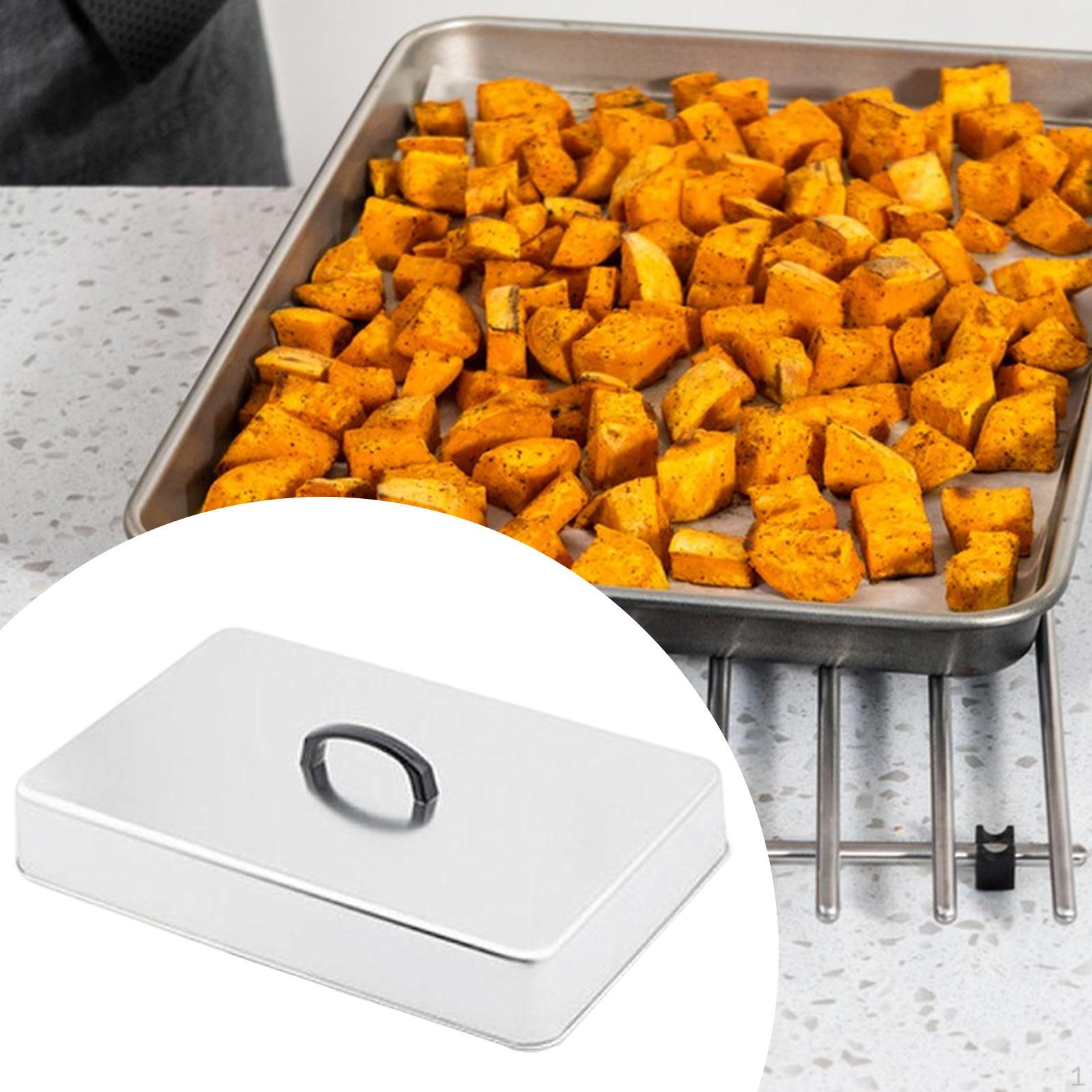 

Крышка для бургера, плавящийся сыр, купол для заливки из нержавеющей стали для сэндвичей Теппаньяки 43.5x28.3x6.6cm