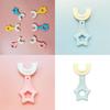 U-shaped Kids Toothbrush With Flexible Silicone For Easy Brushing**