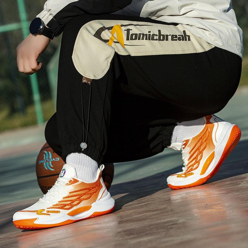 Men's Thick Sole Breathable Mesh Running Shoes, Color Block Fashion Casual Sneakers for Students Daily Wear