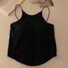 Women's Padded Cami Tank Top Double Lined Spaghetti Strap Basic Undershirts with Built in Bra Slim Fitted Summer Going Out