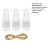 Plastic Clear Bud Vases, Modern Table Centerpiece Flower Vase, Simple Transparent Decorative Vase for Home Dining Table Wedding Flower Arrangement