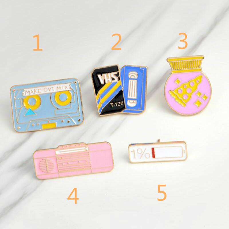 1 Stück Modischer Emaille-Pin Niedrige Scheibe 1% Kraftflasche Vintage Brosche Große Vase Pins und Broschen für Damen