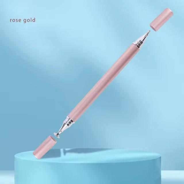 

2 In1 Stylus Pen for Mobile Phone Tablet Drawing Pen Capacitive Pencil Universal Touch Screen Pen for Pad iPhone Android розового золота